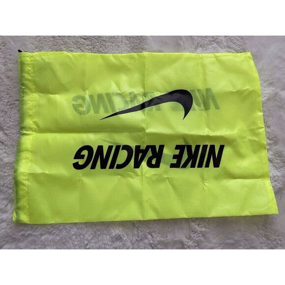 Nike Drawstring Tote Bag Air Zoom Track & Field Racing VOLT Yellow Bag Only NEW - Picture 4 of 7